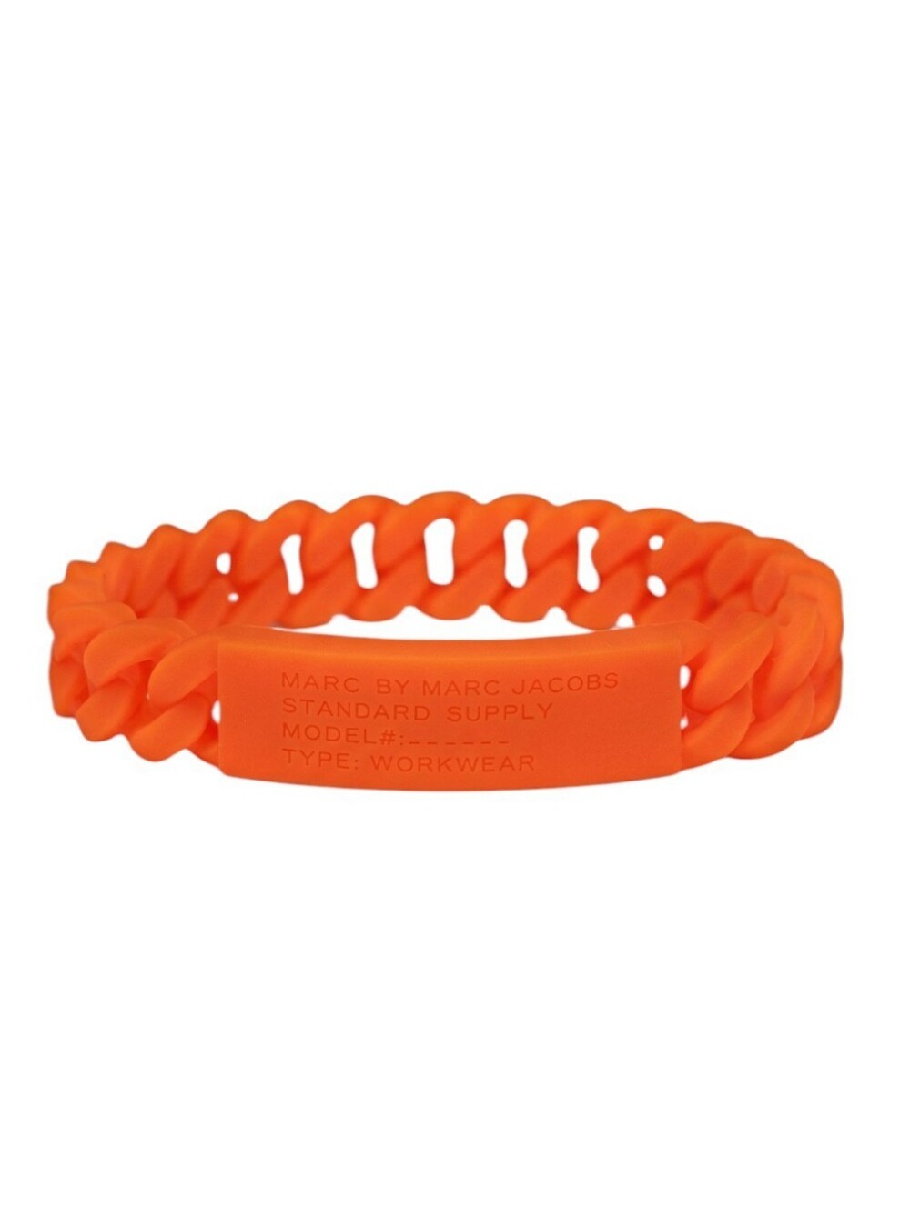Marc Jacobs Clementine Orange Silicone Bracelet